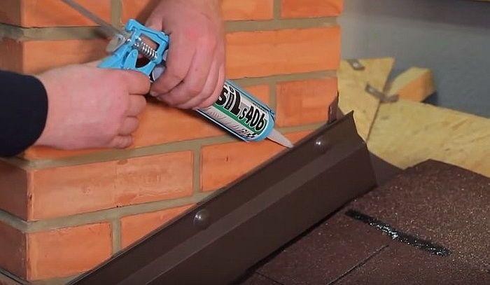 Планка примыкания для гибкой черепицы полиэстер