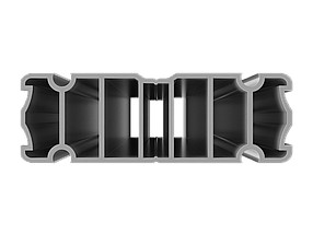 Лага алюминиевая для профессионального монтажа настилов из ДПК HILST Slim Premium 60*20