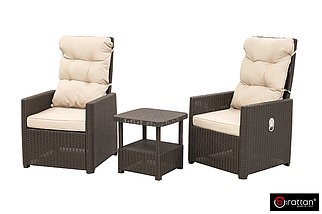 B:Rattan Комплект уличной мебели MANCHESTER SET 2, цвет венге