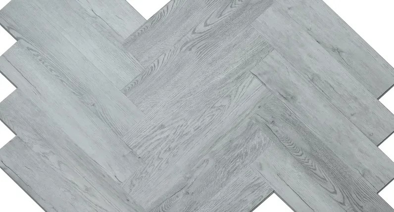 Каменный SPC ламинат CM Floor Parkett 01 Дуб Серый с подложкой