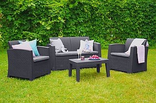B:Rattan Стол b:rattan Arizona, антрацит