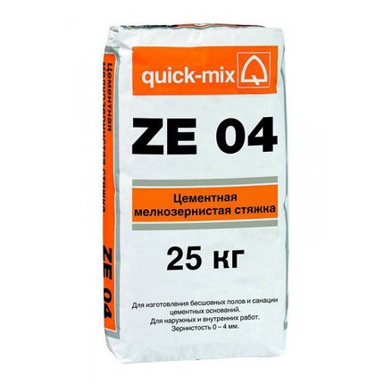 ZE 04 Цементная мелкозернистая стяжка