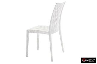 Bica, Италия Стул B:rattan VIRGINIA без подлокотников, белый