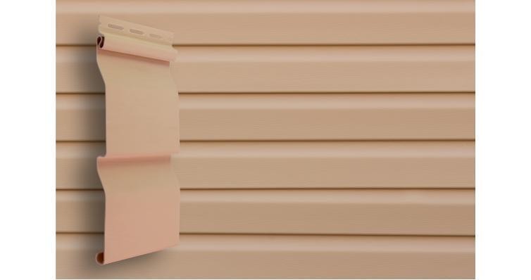 Виниловый сайдинг Grand Line D-4 slim. Персиковый