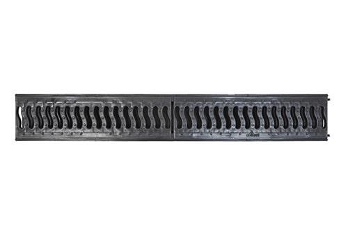 Лоток Ecoteck Lite 100h56 с решеткой пластиковой, кл. А15 (черный)