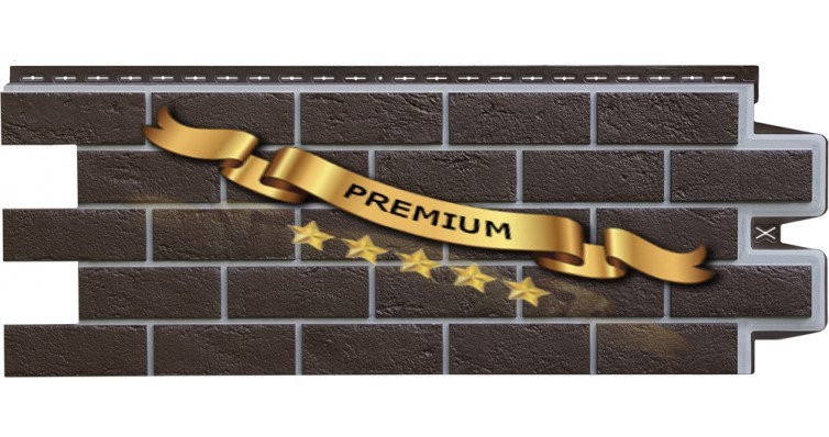 Фасадные панели Grand Line Premium - кирпич.