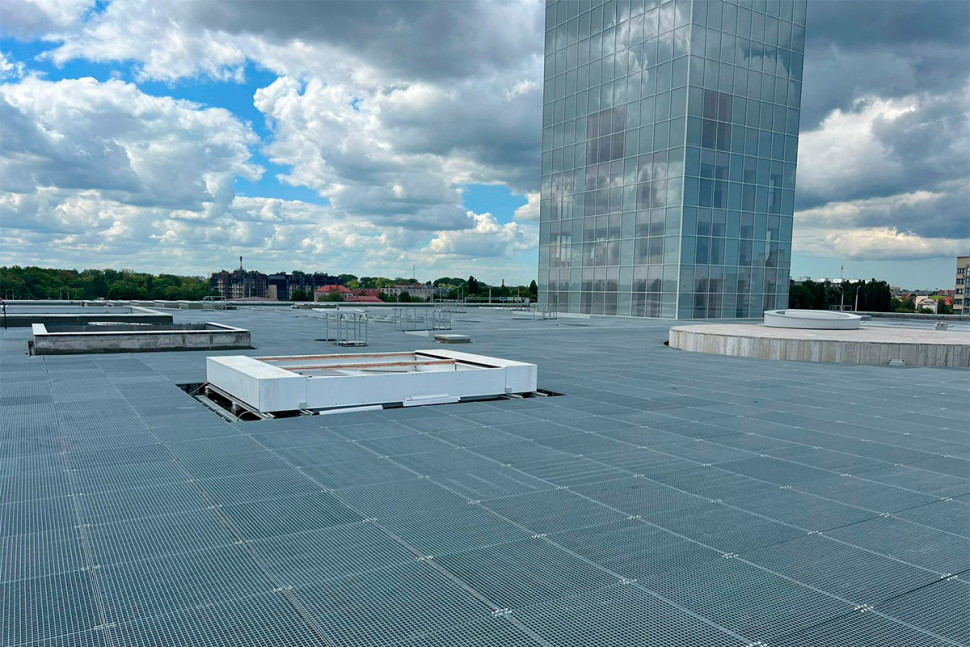 Прессованный решетчатый настил HILST Grid Panel