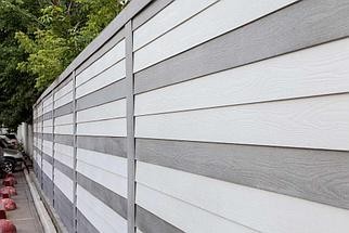 Фиброцементный сайдинг FibraPlank Premium 3D 200mm Графит светлый (RAL 7047)