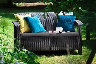 Keter, Россия Комплект мебели Corfu Russia Love Seat (2х мест.диван), коричневый