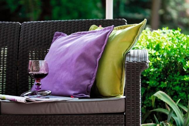 Keter, Россия Комплект мебели Corfu Russia Love Seat Max (3х мест.диван), коричневый