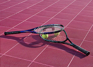 Напольное спортивное модульное покрытие решетчатой структуры в виде плит Sport