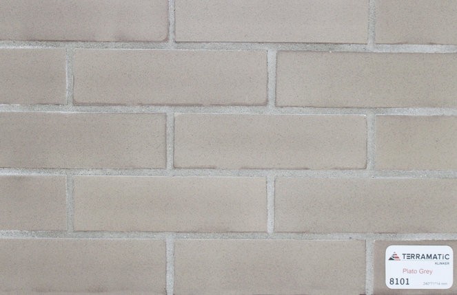 Клинкерная плитка серая Plato Grey 8101